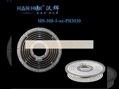 3030&2835 ال ای دی PC مواد زیست محیطی 92٪+ انتقال لنز ضد درخشش برای UFO لنز روشنایی خلیج بالا