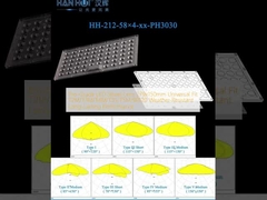 لنز خیابان LED درجه حرفه ای 279x150mm Universal Fit T2M/T3M/T4M/T3S/T5M/90120 عملکرد مقاوم به آب و هوا