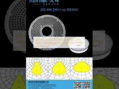 φ263.03×9mm UFO High Bay Light Lens 296pcs لامپ های لامپ های دقیق کنترل نوری صنعت لنز