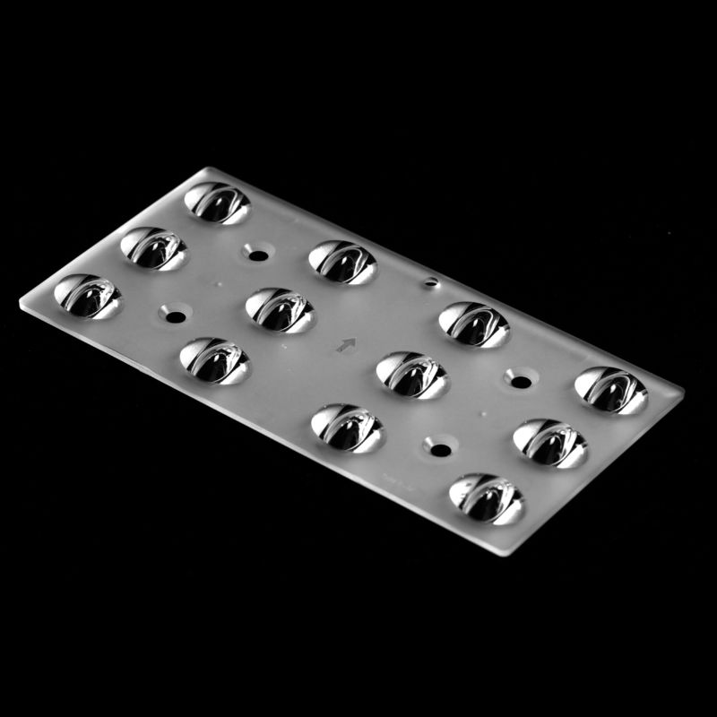 12×4pcs 3030 LED 165×83mm, Dimensions, Even Light Distribution, Durable PC Material Construction, Street Light Lenses
